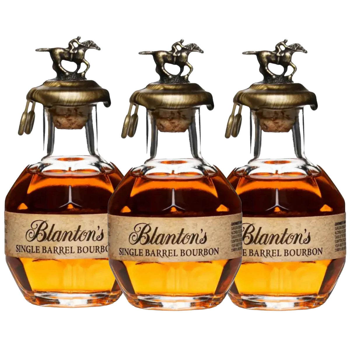Blanton’s Miniature Bourbon 50ML Shot (3 Pack)