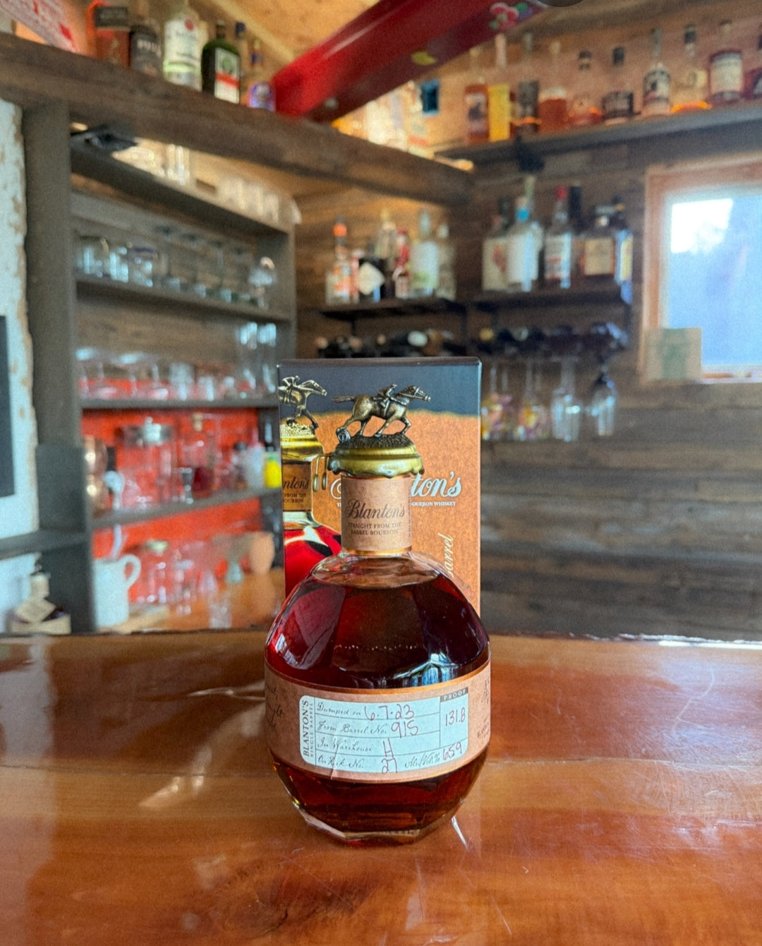 Blanton's Straight from the Barrel (dump date 6/7/23) 131.8 Proof (65.9% ABV)