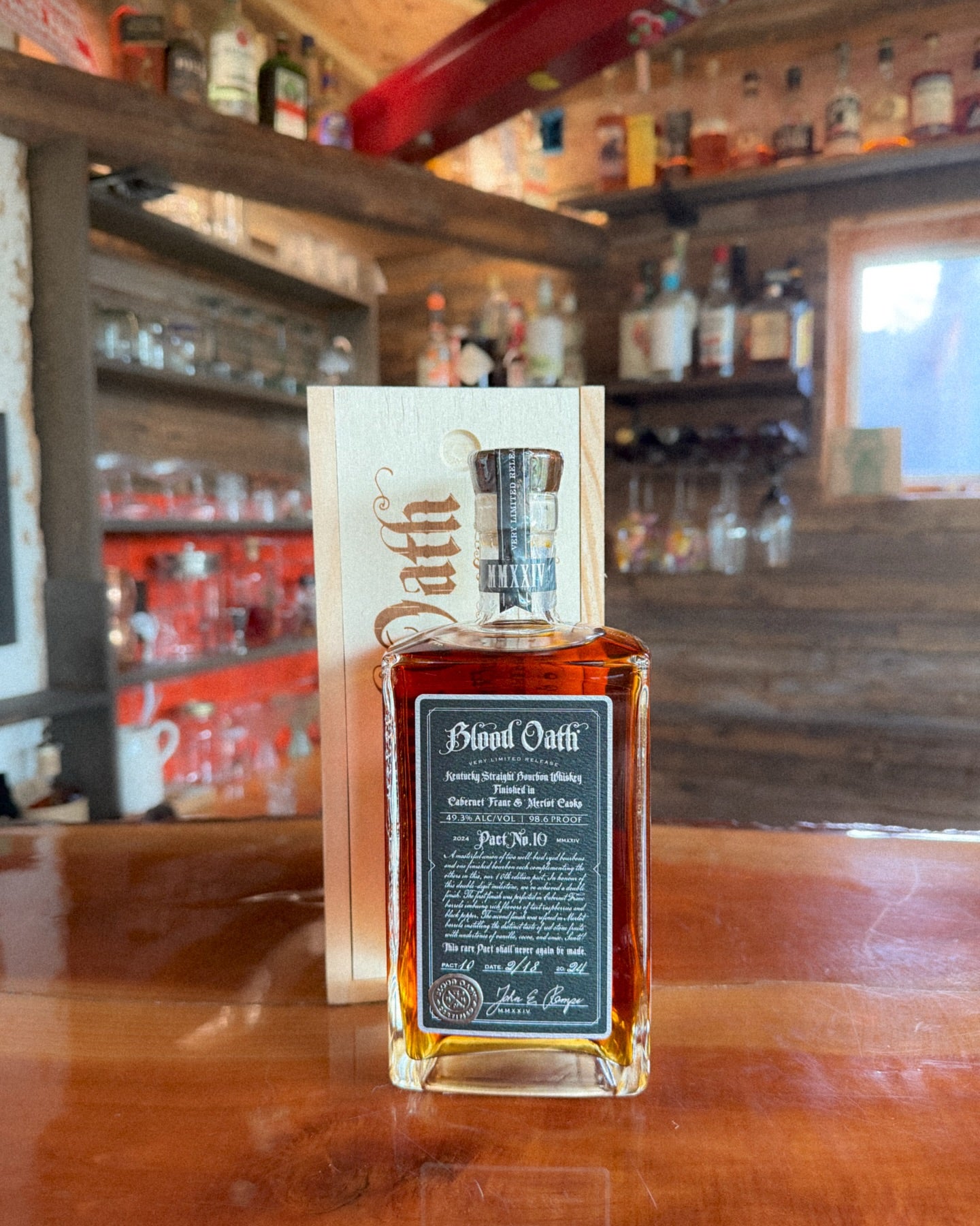 Blood Oath Pact No. 10 - Proof: 98.6 (49.3% ABV)