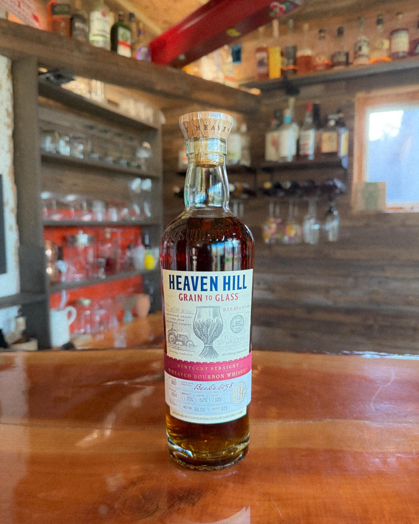 Heaven Hill "Grain to Glass" Kentucky Straight Bourbon Whiskey - 107 proof (53.5% ABV)