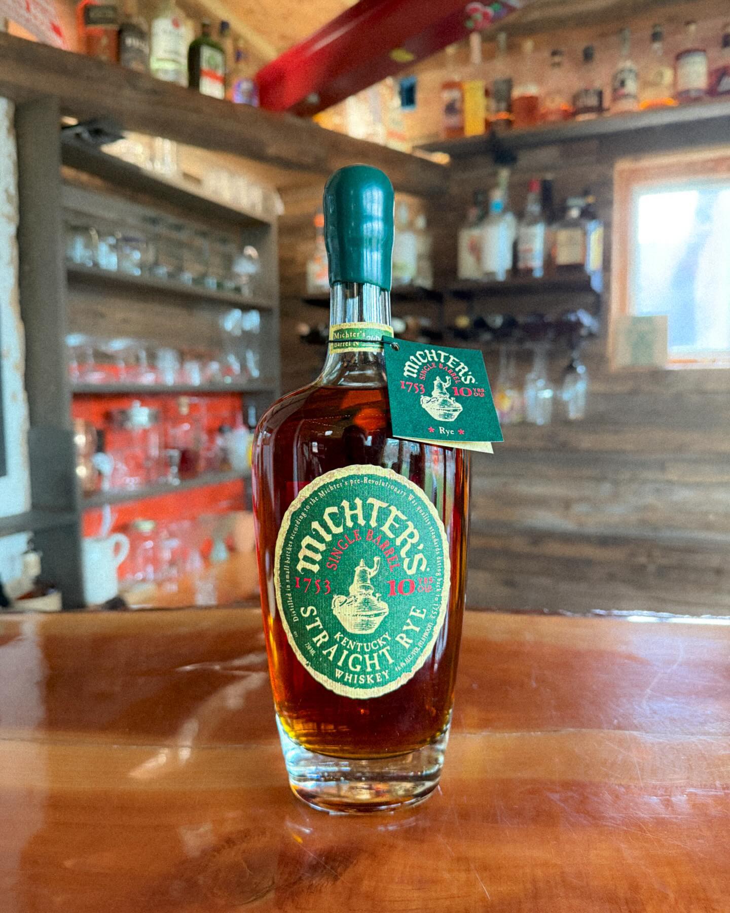 Michter's 10 Year Old Single Barrel Kentucky Straight Rye - 92.8 Proof (46.4% ABV)
