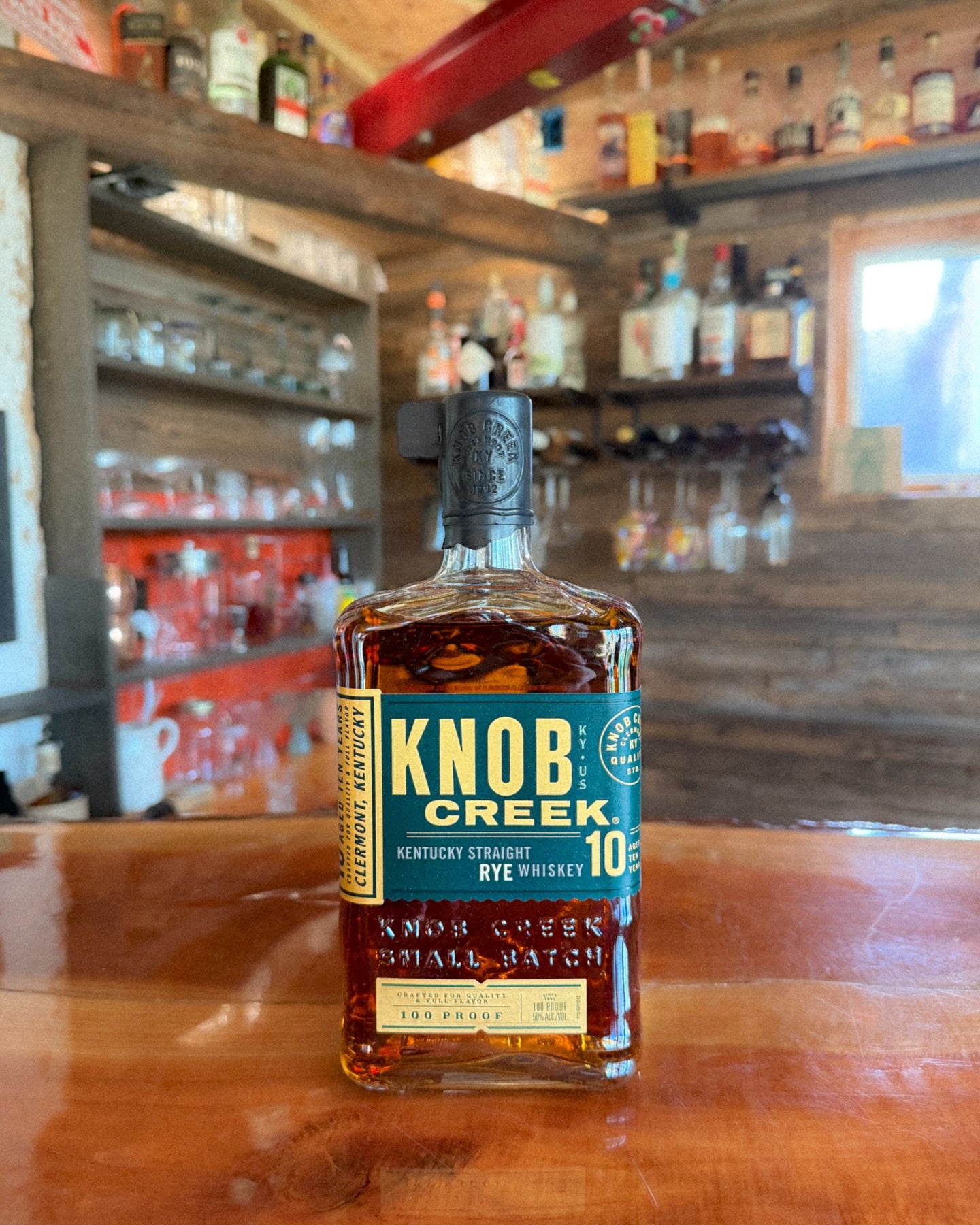 Knob Creek 10 Year Rye – 100 Proof (50% ABV)