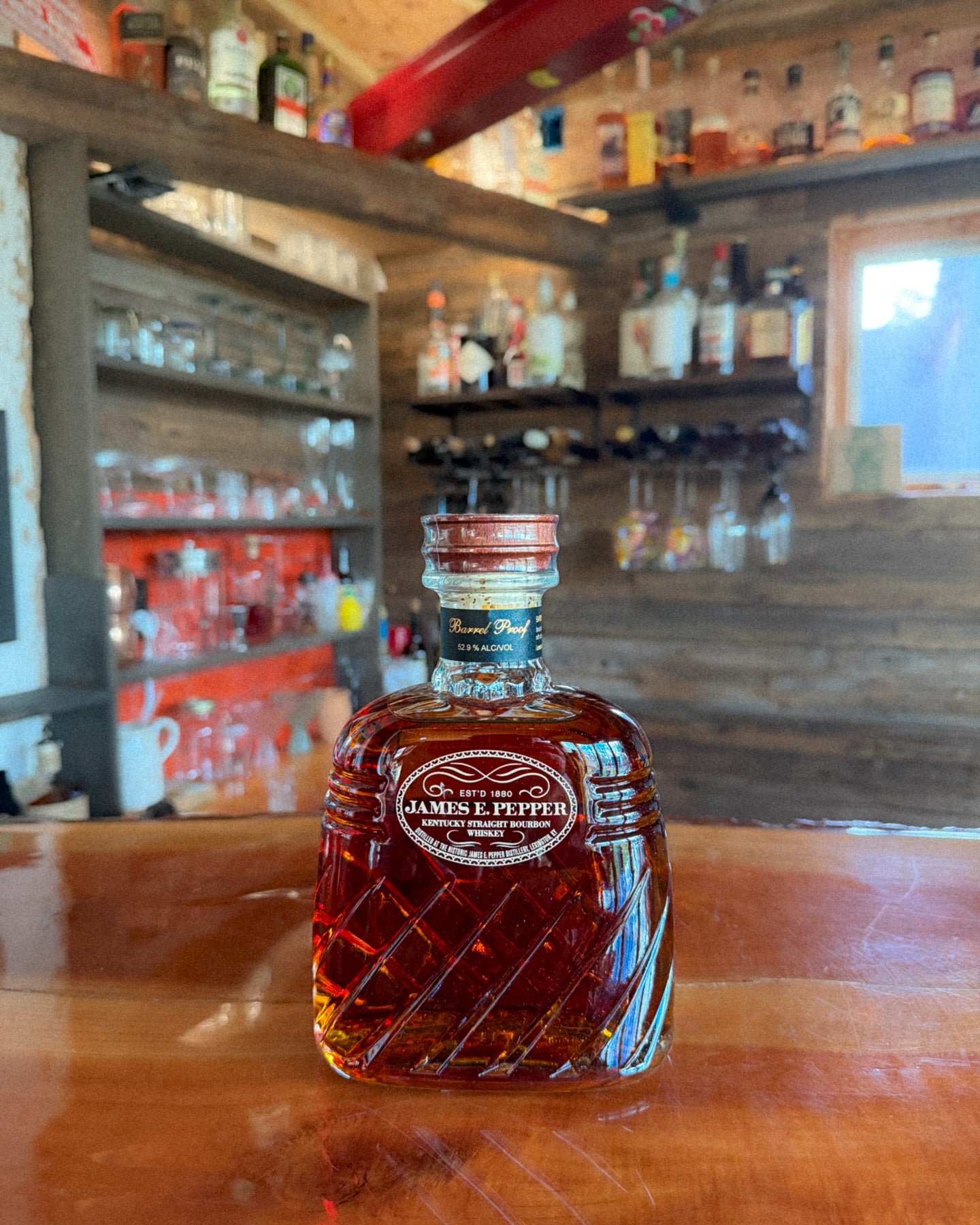James E. Pepper Barrel Proof – 105.8 Proof (52.9% ABV)