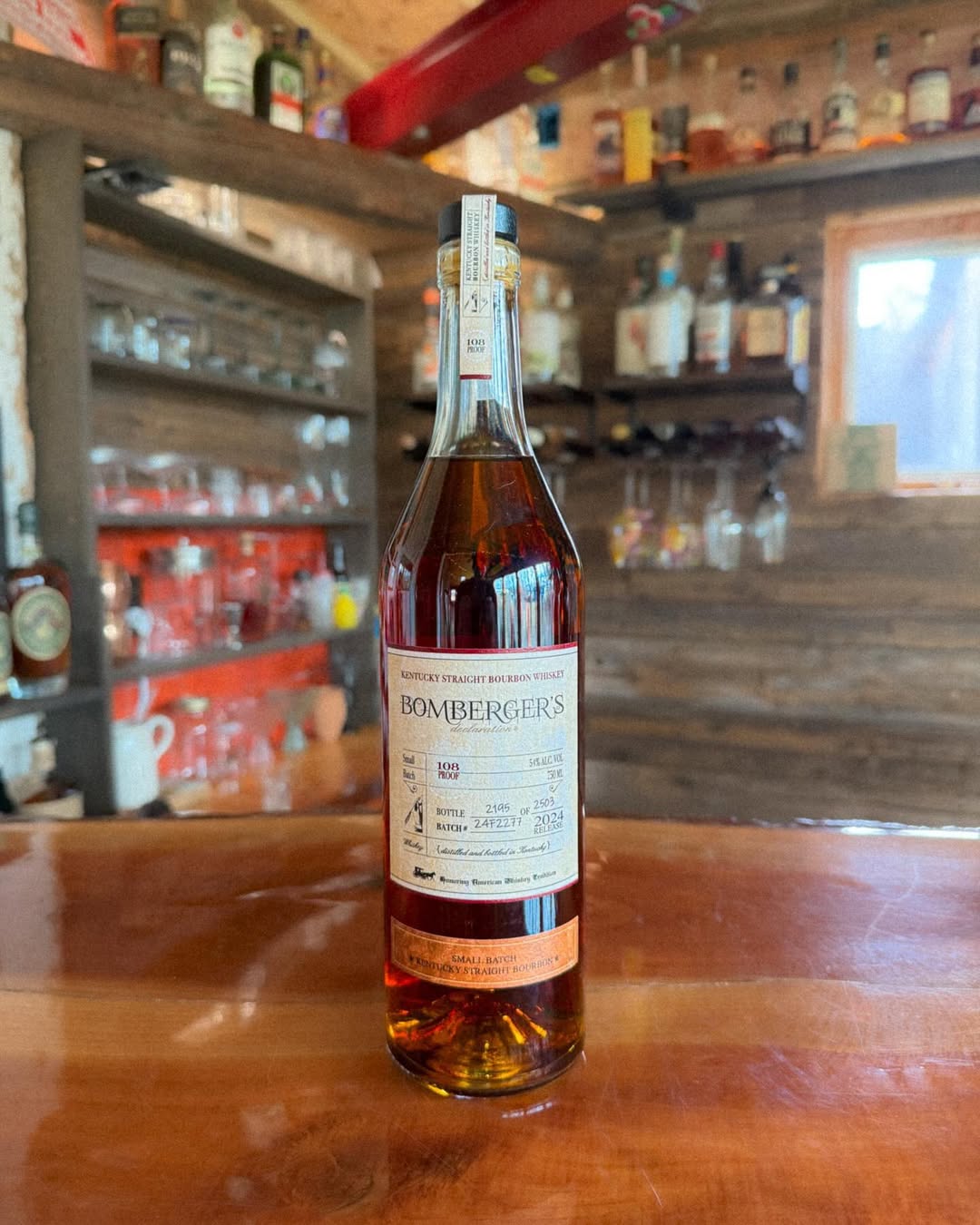 Bomberger's Declaration 2024 - 108 Proof (54% ABV)